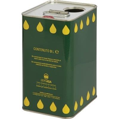 Lattina Banda Stagnata Foro Doppio Senza Tappo 3 L 42 mm 12 Pezzi - 2