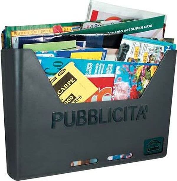Cassetta Porta Pubblicita Carosello Alubox Policarbonato Antracite Mm