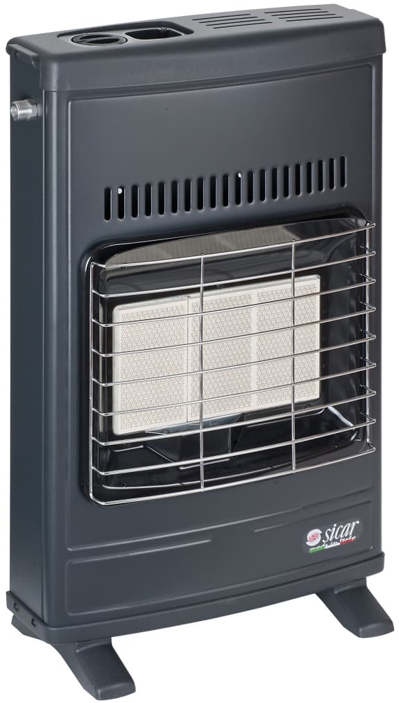 Stufa ad Infrarossi Metano Ventilata a Parete 4 200 W Colore Grigio Sicar - 2