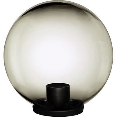 Lampione Globo Fume Max Watt 60 E27 230 V 25 cm 2 Pezzi - 2