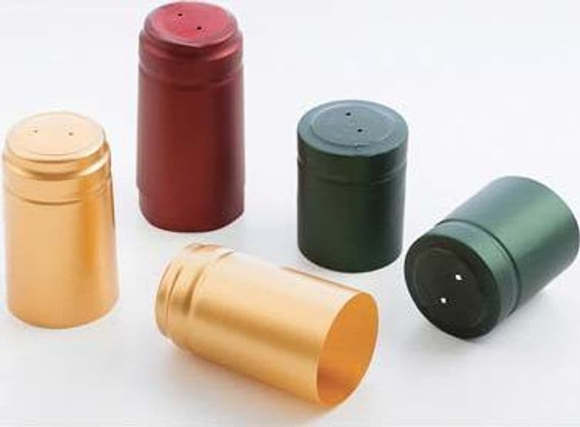 Capsula Termoretraibile per Bottiglie Vino Verde 31 x 55 mm 100 Pezzi - 2