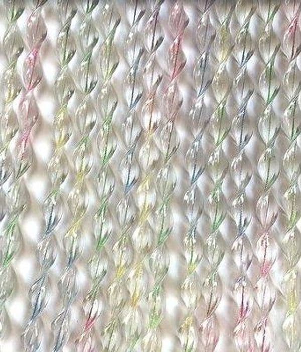 Tendina Pronta Vienna 92 Fili PVC Ritorto 4 Colori Cm 120 H.cm 240 – Autres