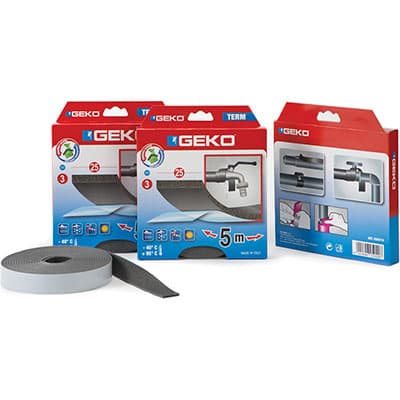 Nastro Anticondensa Adesivo Term Geko Pe Grigio 10 m 50 x 3 mm 4 Pezzi - 2