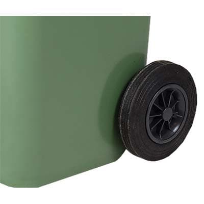 Ruota Bidone Immondizia Green 120 e 240 Ics 2 Pezzi - 2