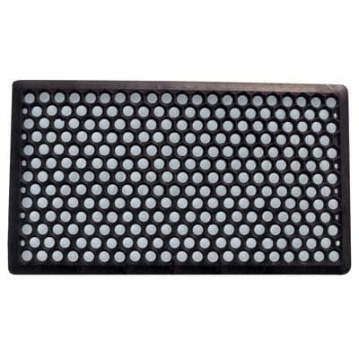 Zerbino Nido Ape Drop Gomma Nera 40 x 70 cm 2 Pezzi - 2