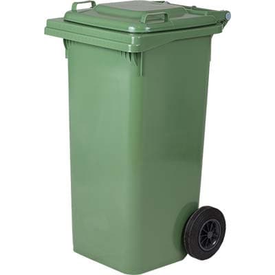 Bidone Immondizia Green 240 con Ruote Ics Verde Lt 240 cm 72X58 H.cm 106 - 2