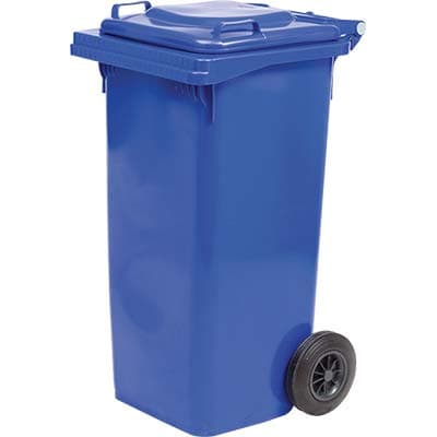 Bidone Immondizia Green 240 con Ruote Ics Azzurro Lt 240 cm 72X58 H.cm 106 - 2