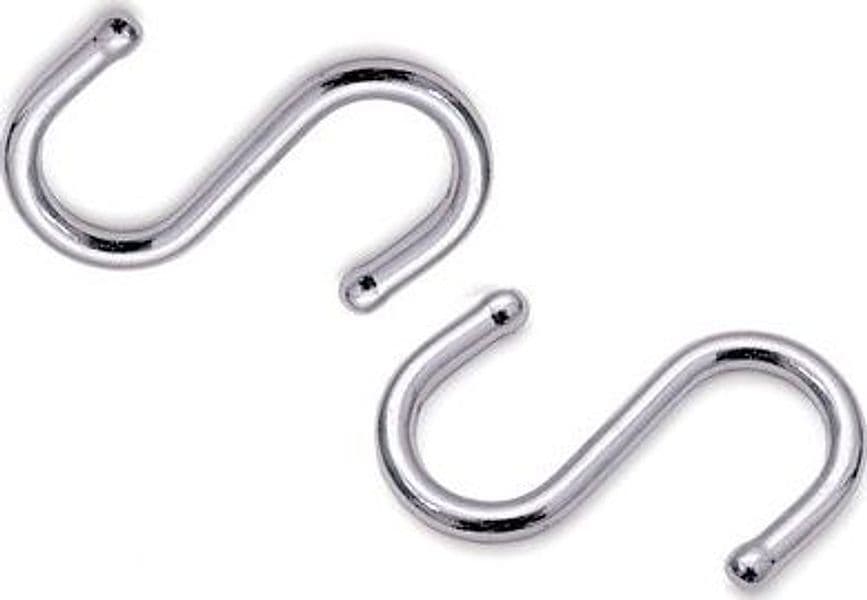 Gancio S Pronty Zama Cromato 52 mm 2 Pezzi – Autres