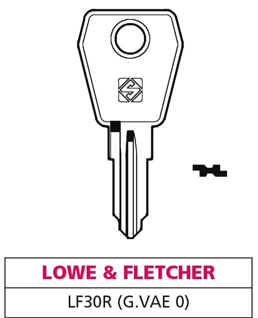 Chiave Ottone LF30R (g. Vae 0) Lowe & Fletcher 10 Pezzi Silca - 2