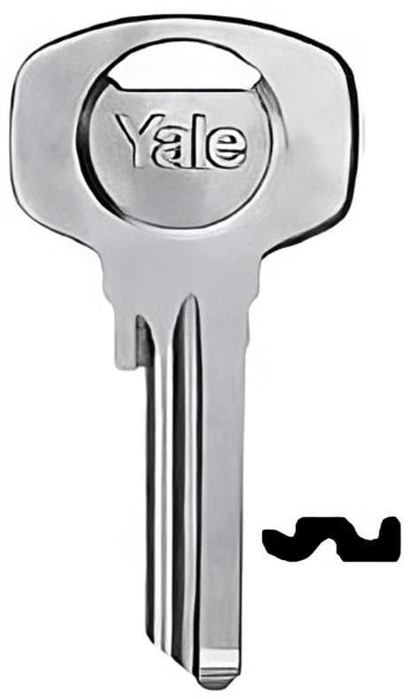 Chiave Grezza per Cilindri Y210 6 Perni 5 Pezzi Yale - 2