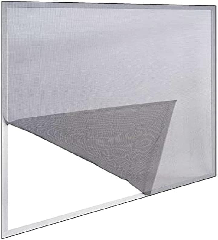 Zanzariera a Strappo per Finestra Cm 130 x 150 Colore Grigio - 2
