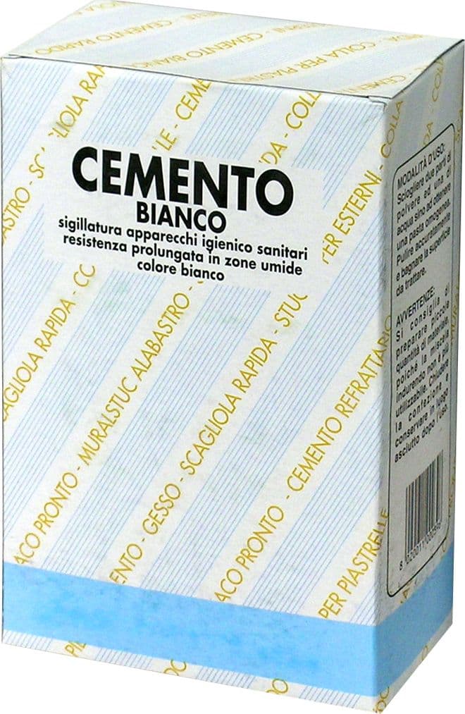 Cemento in Polvere Bianco Kg 1 12 Pezzi - 2