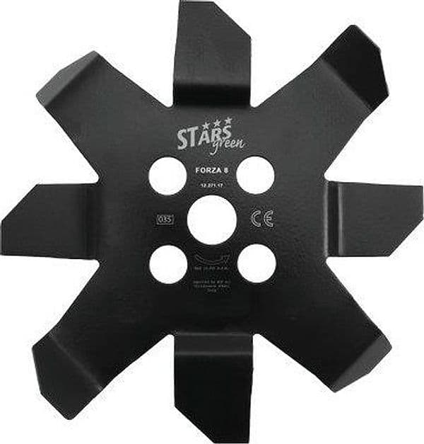 Disco per Decespugliatore Denti Piegati Cut 8 Stars Acciaio Denti 8 D.mm