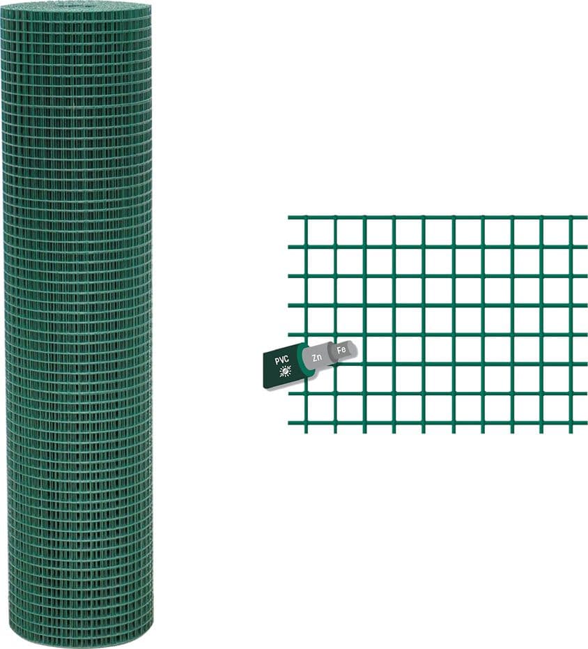 Rete Elettrosaldata Plastificata H 60 F.1,0 Sidex 6 X in PVC 6 mm - 2