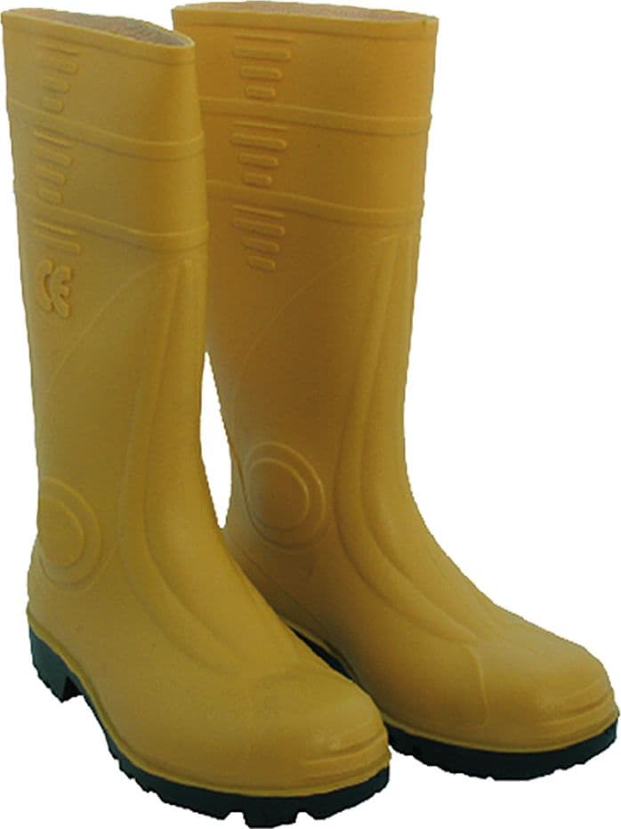 Stivali Antinfortunistica N 41 Giallo in PVC – Made In Italy