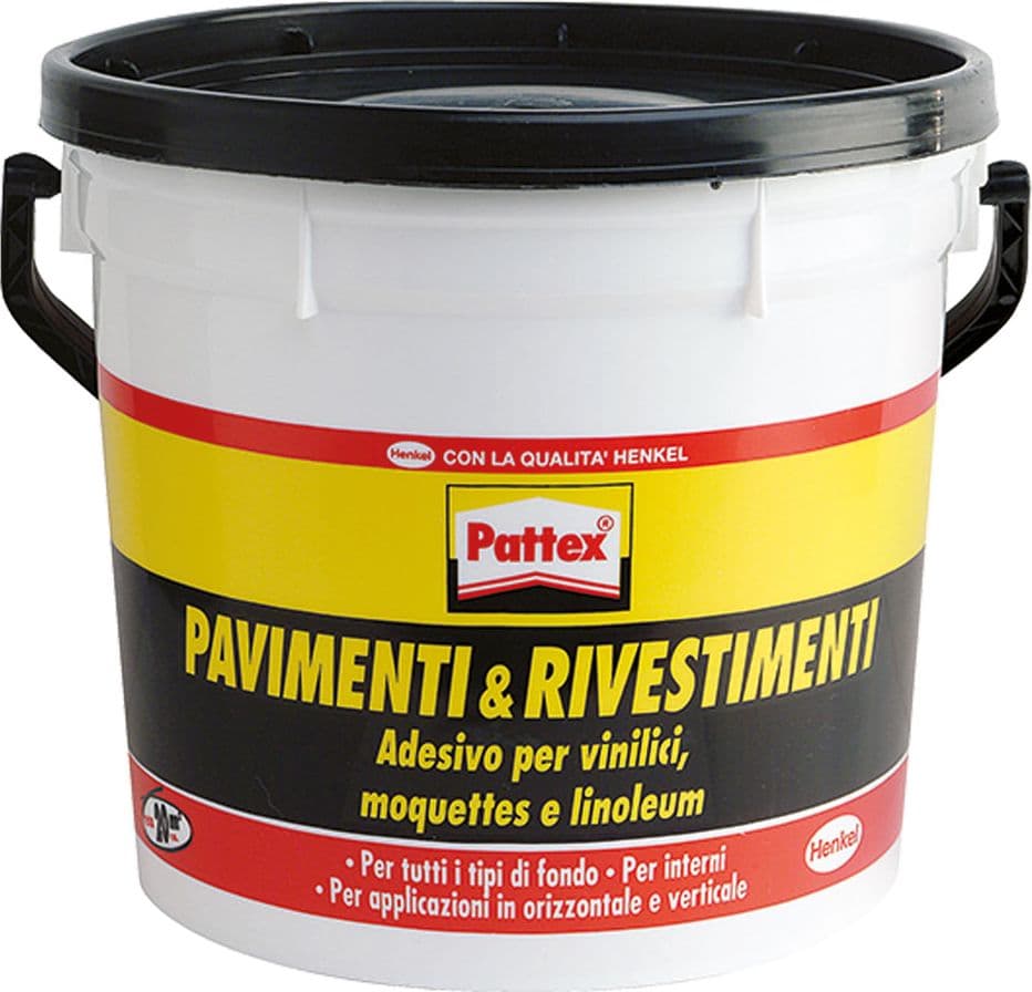Adesivo per Pavimenti e Rivestimenti Pattex 2 Pezzi in PVC 5 kg