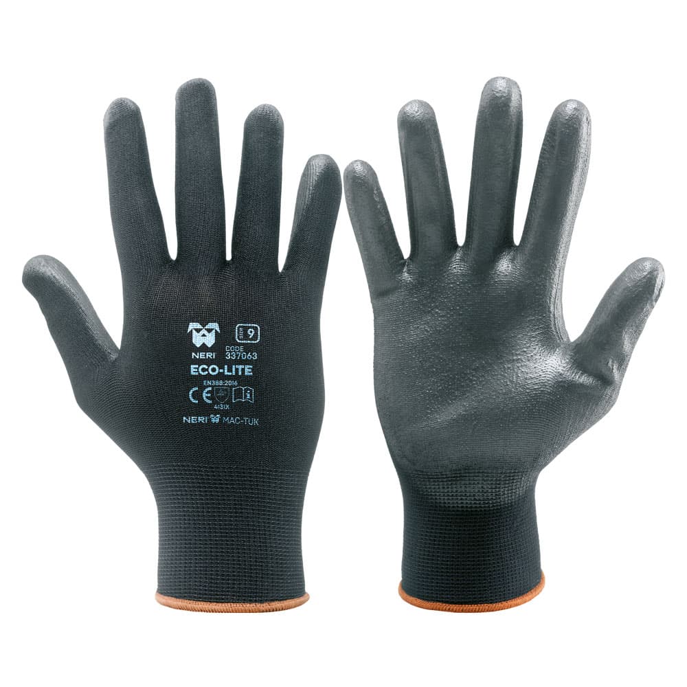Guanti Tg. 8 Neri Eco Lite Nero 12 Coppia - 2