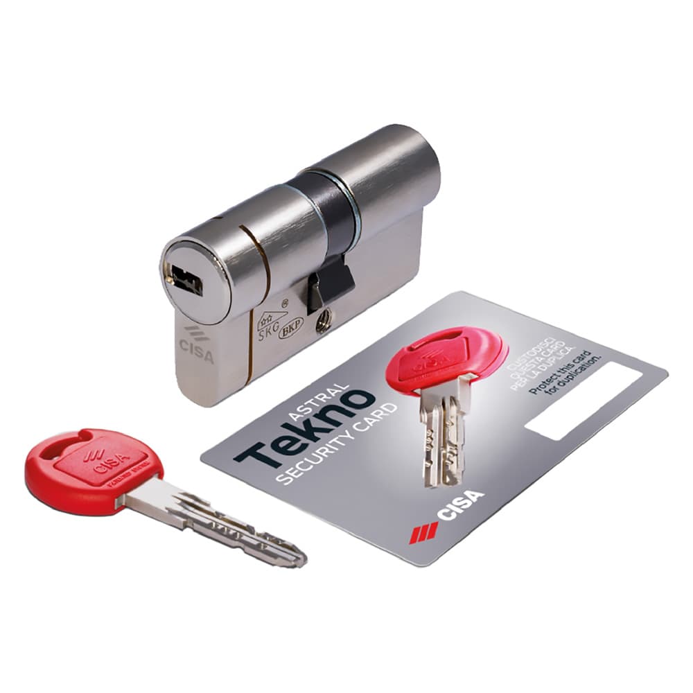 Cilindro Profilato Doppio +10+45 = 100 (50+50) Cisa Astral Tekno Pro 45 mm - 2