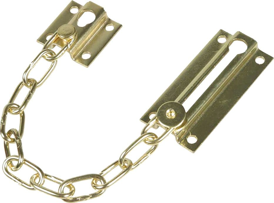 Catena di Sicurezza per Porta Ibfm Finitura Ottonata 12 Pezzi