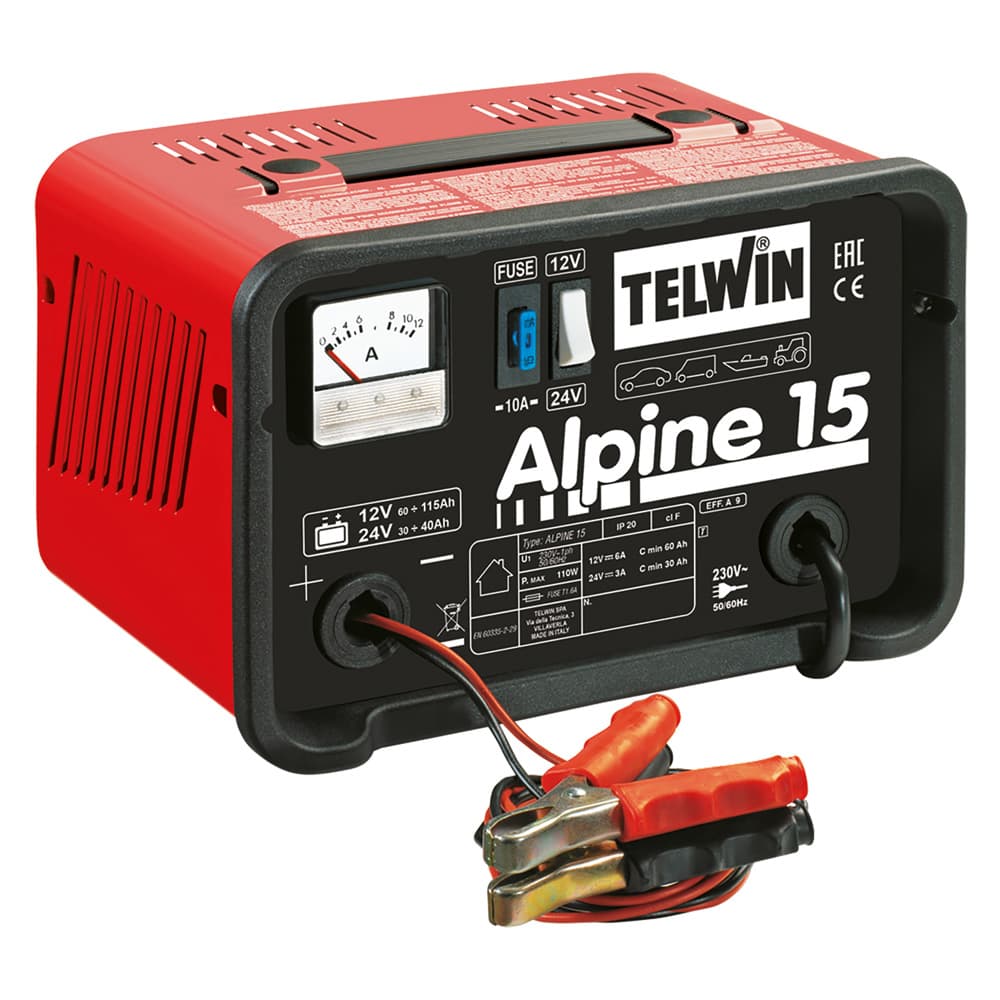 Caricabatteria 6 a 12 Telwin Alpine 15 24 v - 2