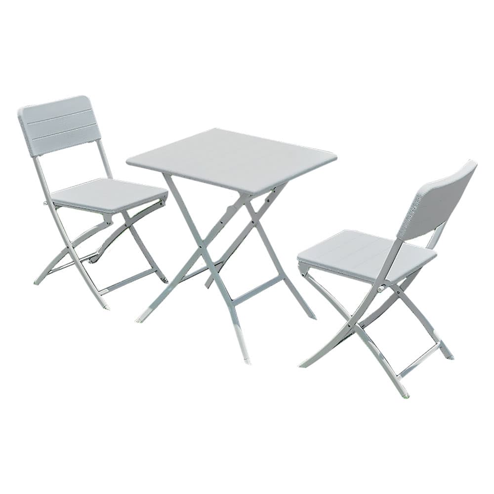 Set Giardino Lif Oliena in Polietilene Alta Densita Colore Bianco - 2