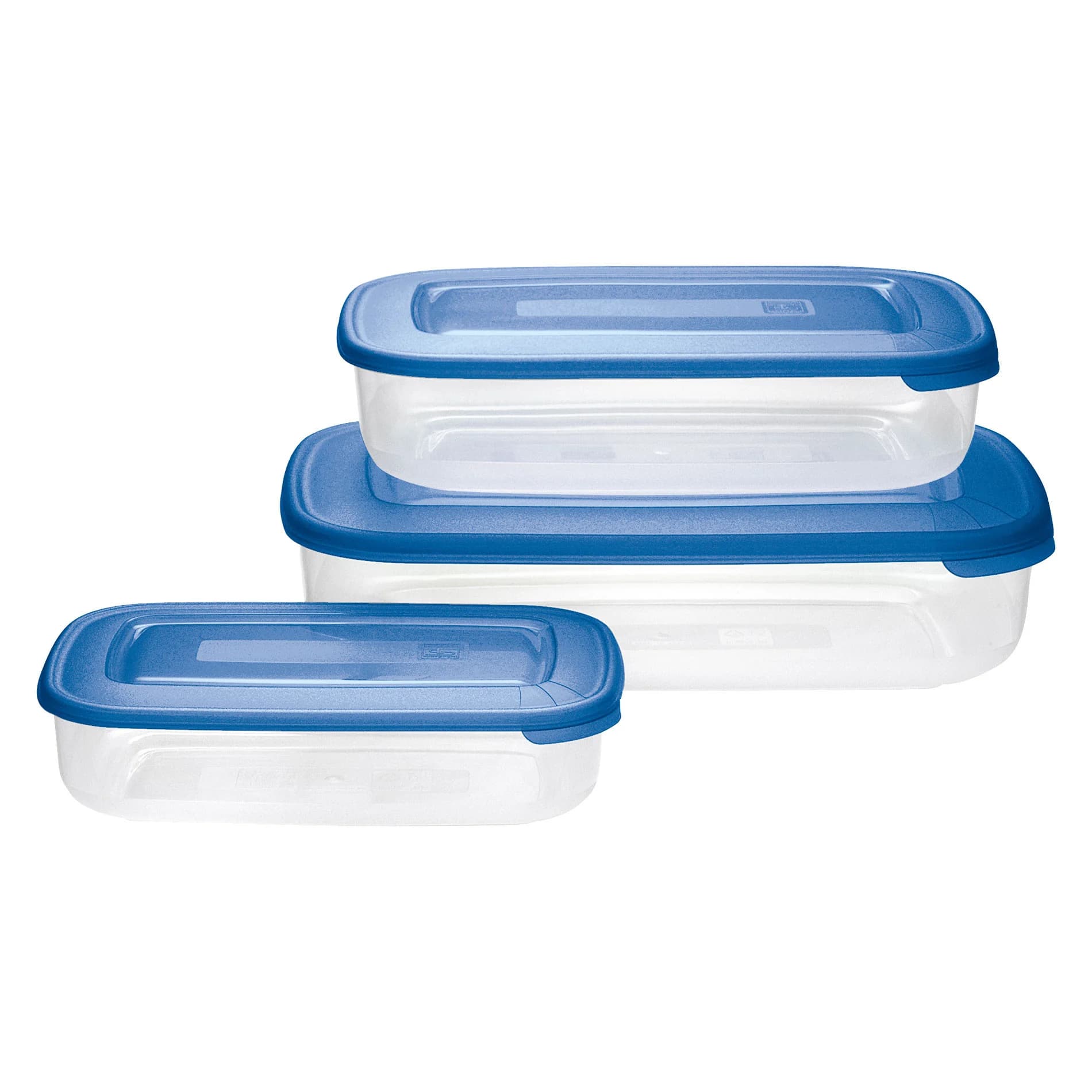 Contenitore Frigo Box Rettangolare Tontarelli 3 Pezzi 29,6 x 19,8 x 7,7 cm - 2