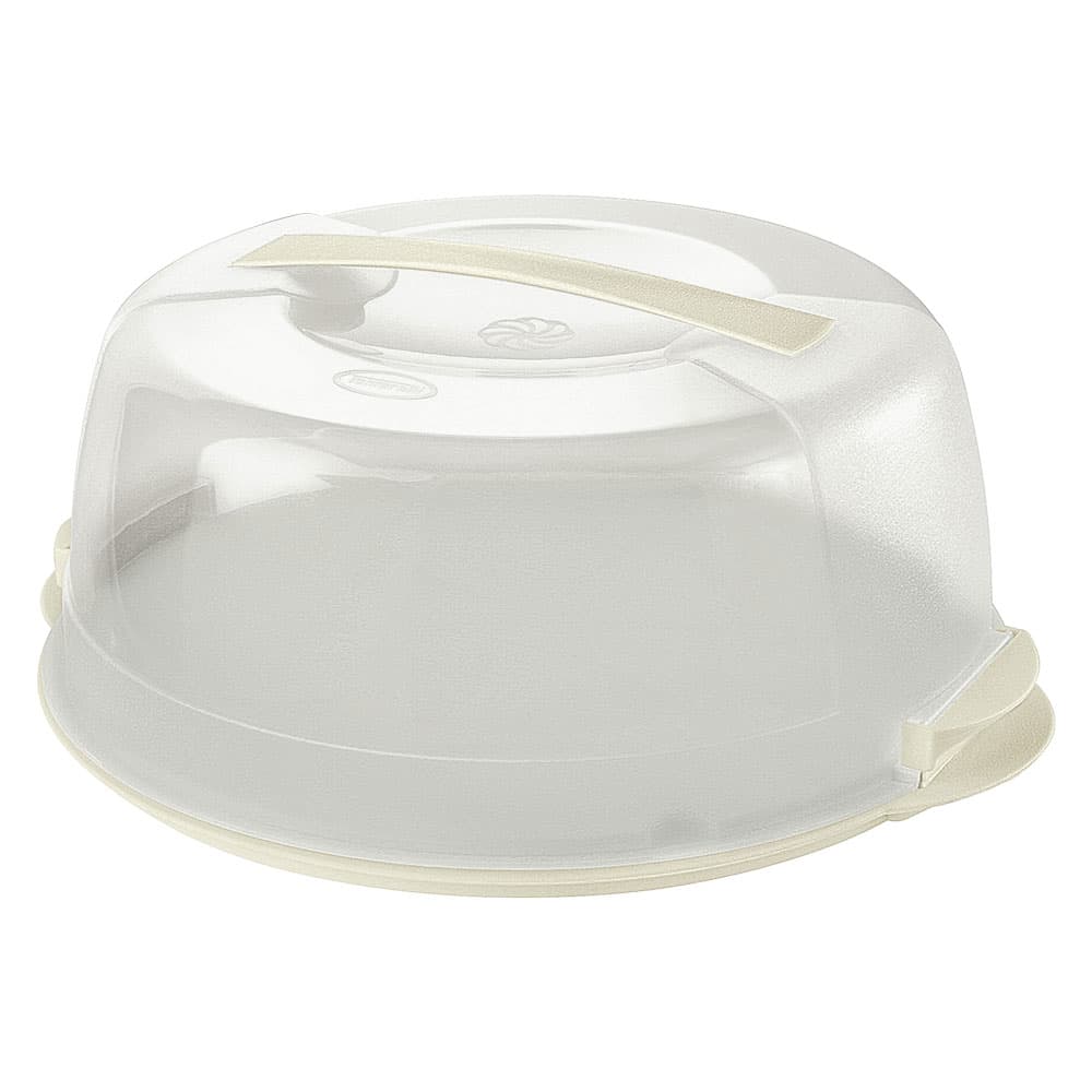 Contenitore Porta Torte Tontarelli in Plastica Bianco 36,5 X 32,8 X 15 cm