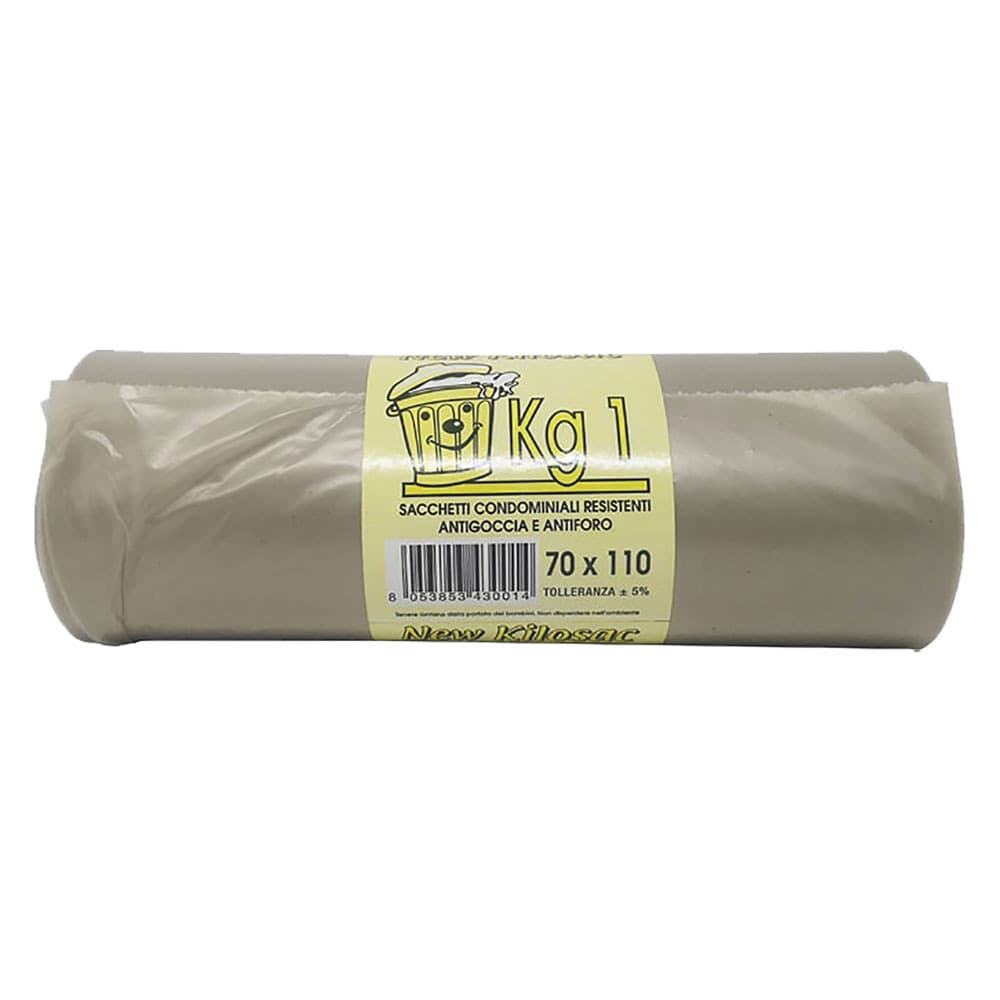 Sacchi Pesanti Polietilene Nettezza Urbana 90 X 120 Ambra Rt.1 kg – Autres