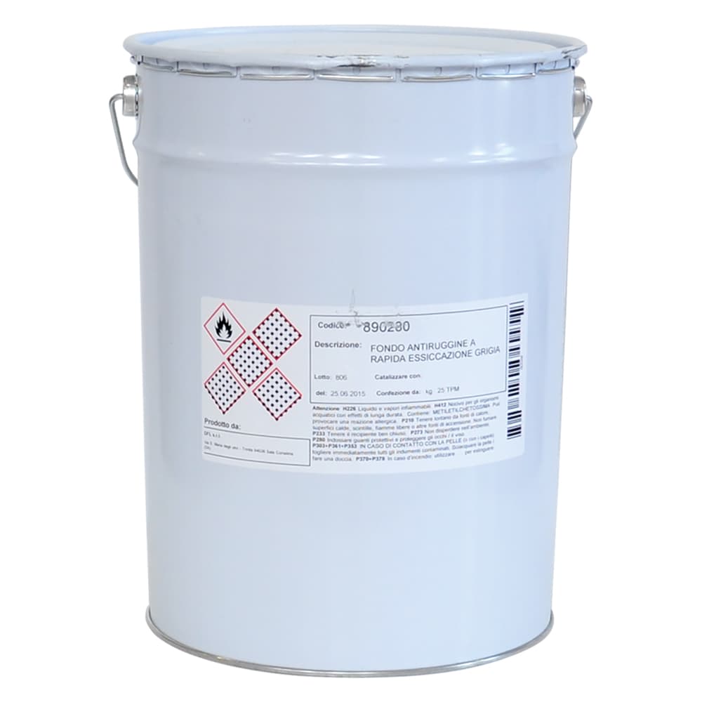 Antiruggine Protettiva a Rapida Essiccazione Colorea Colorea Rossa 25 kg - 2