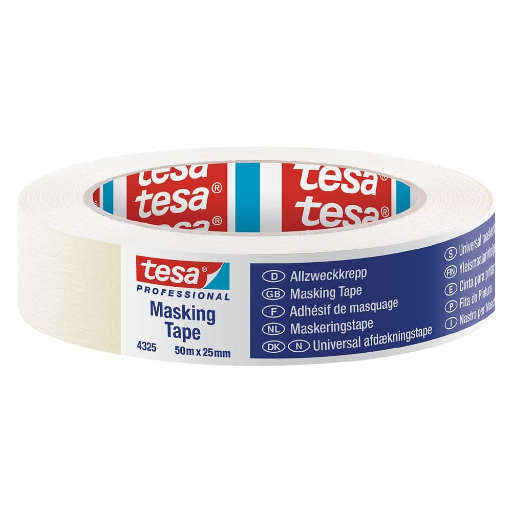 Nastro per Mascheratura Universale X Tesa 4325 72 Pezzi 25 mm 50 Mt