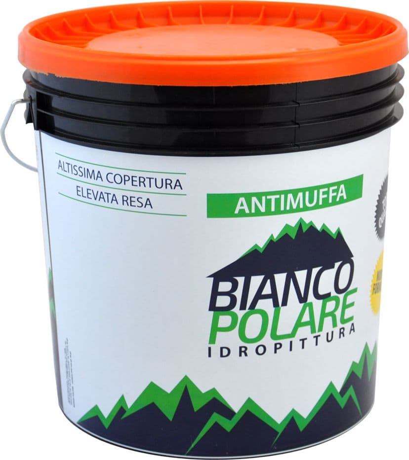 Idropittura Superlavabile Antimuffa Bianco Polare 4 Lt