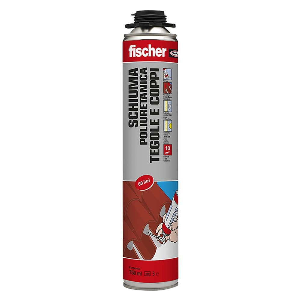 Schiuma Poliuretanica Pup T 750 per Pistola Fischer Tegole 12 Pezzi ml