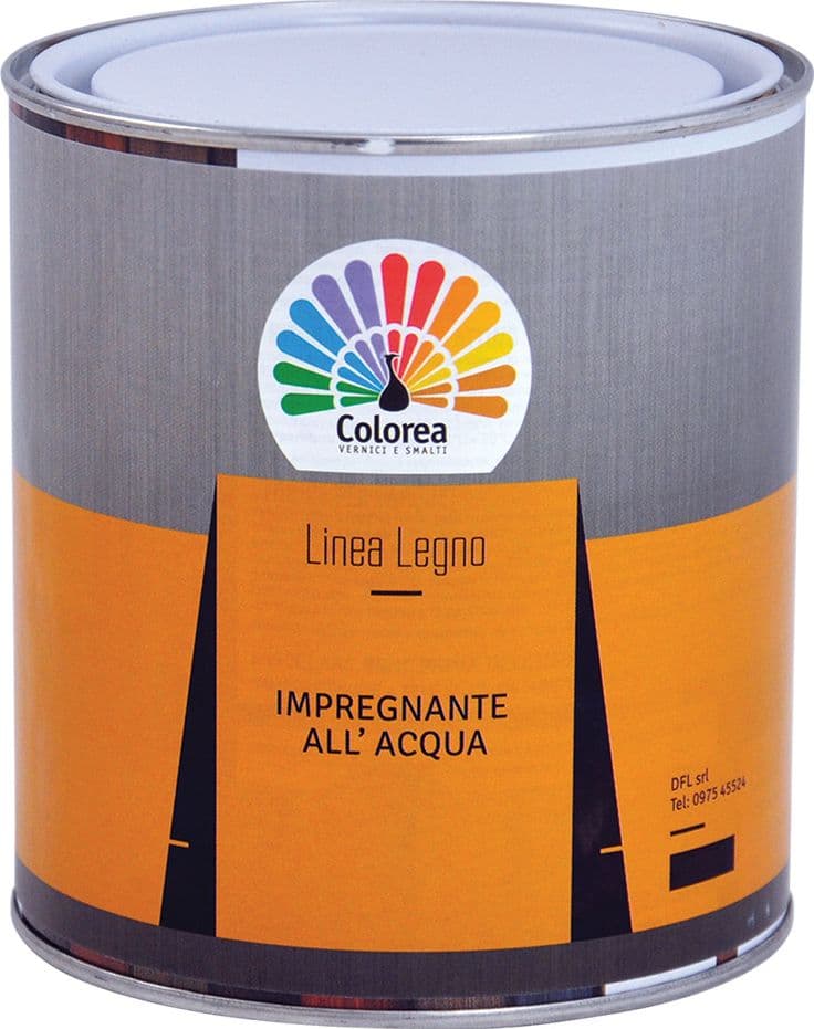 Impregnante per Colorea Legno Bianco 6 Pezzi 0,750 Lt