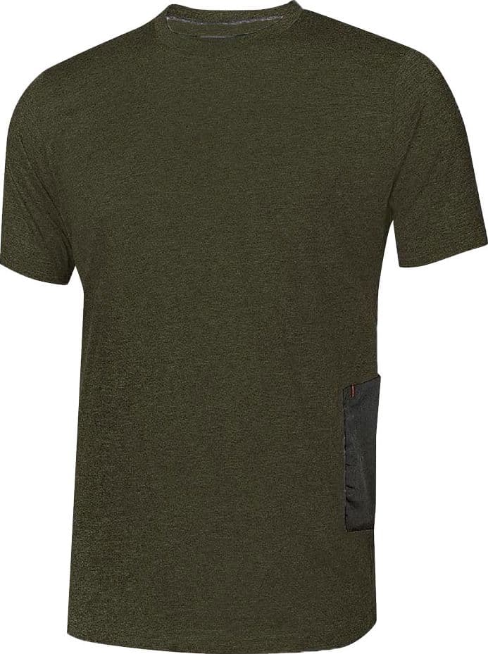 Maglia a Girocollo Upower Road Taglia l Dark Green – U-Power