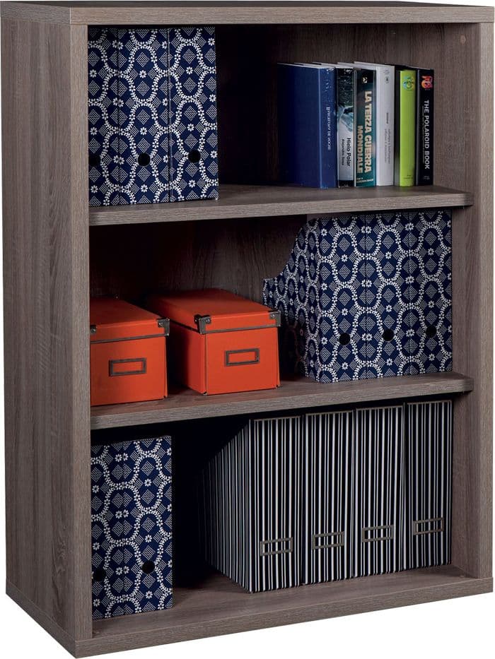 Libreria Linea 3 Rip. Cemento Composad Egaleo 35 x 81 x 111,9 cm - 2