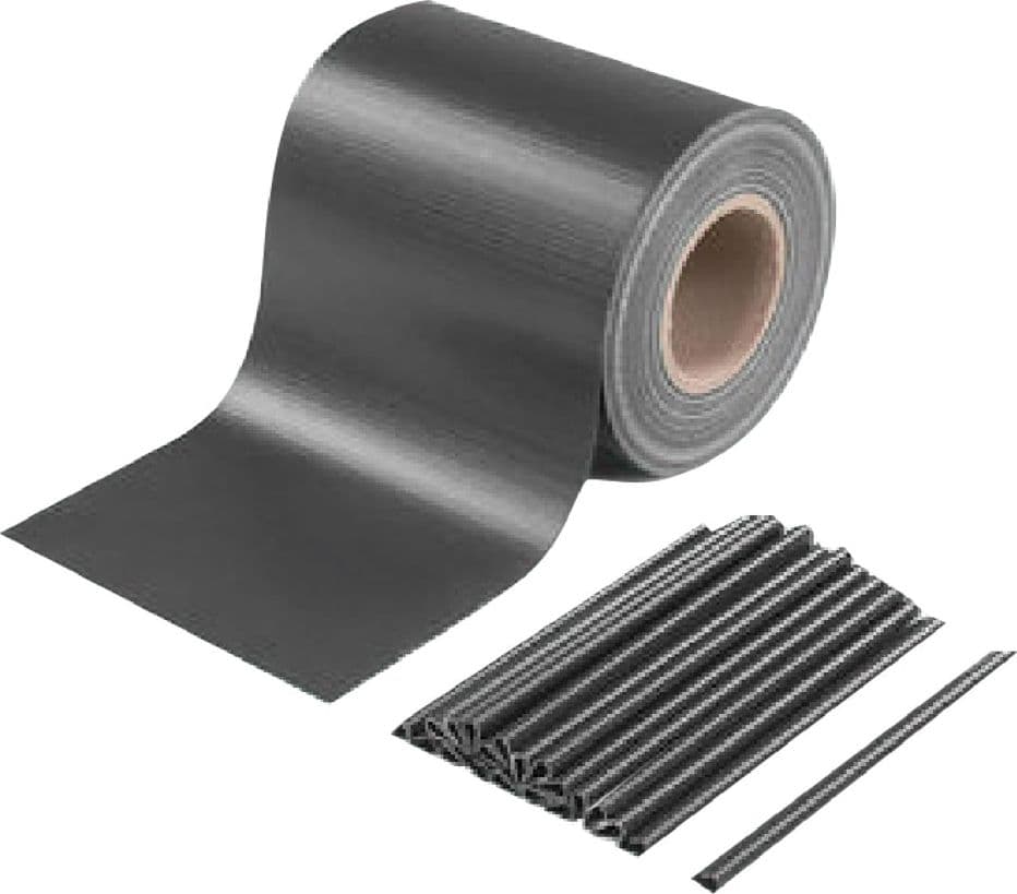 Fascia Coprente Frangivista Lif Colore Antracite in PVC - 2