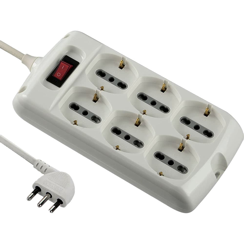 Multipresa con Interruttore 6 Prese Electraline - 2