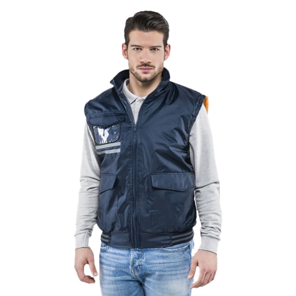 Gilet Imbottito Sottozero Slow Taglia Xxl Blu - 2