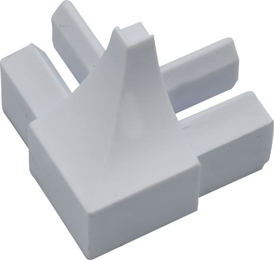 Raccordo Esterno Profilo Sguscio H. 20 Pezzi in PVC 10 mm - 2