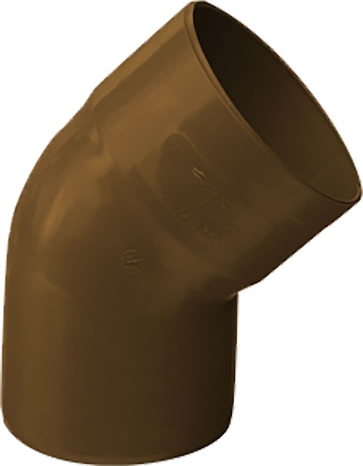 Curva 45 ° per Tubo Pluviale in PVC 45 ° Ø 80 (aperta) - 2