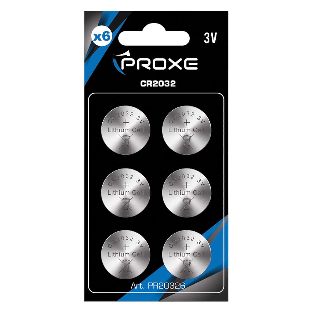 Pila a Bottone PZ 6 Proxe 2032 3 v - 2