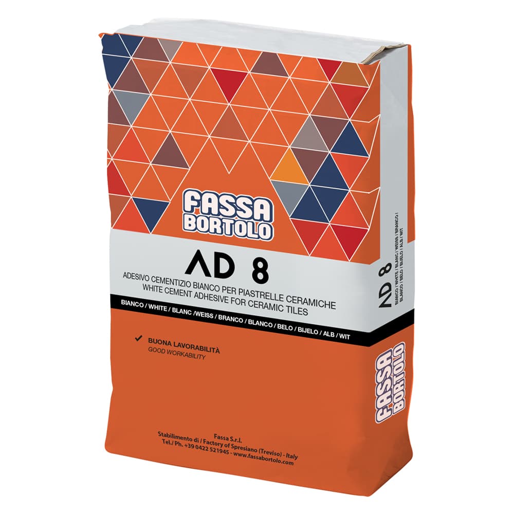 Collante Monocomponente Fassabortolo AD8 5 Pezzi 5 kg - 2