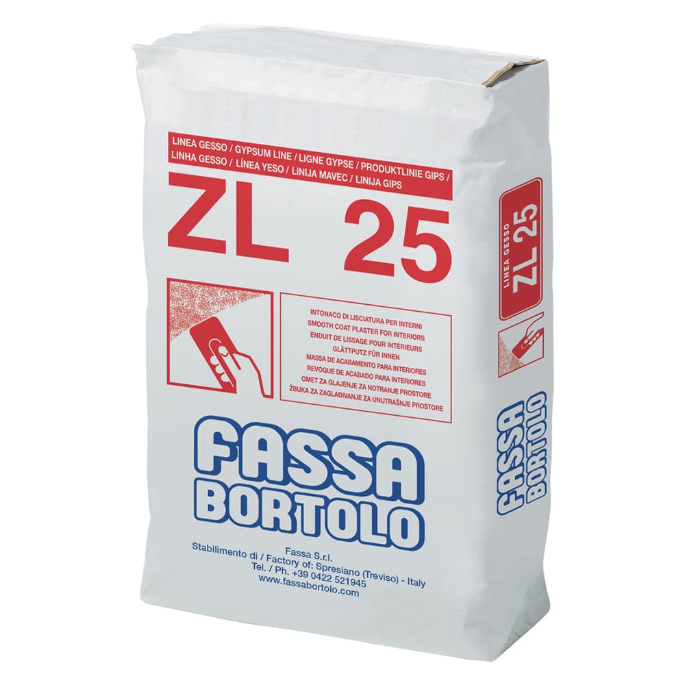 Intonaco di Lisciatura Fassabortolo Zl 25 5 kg - 2