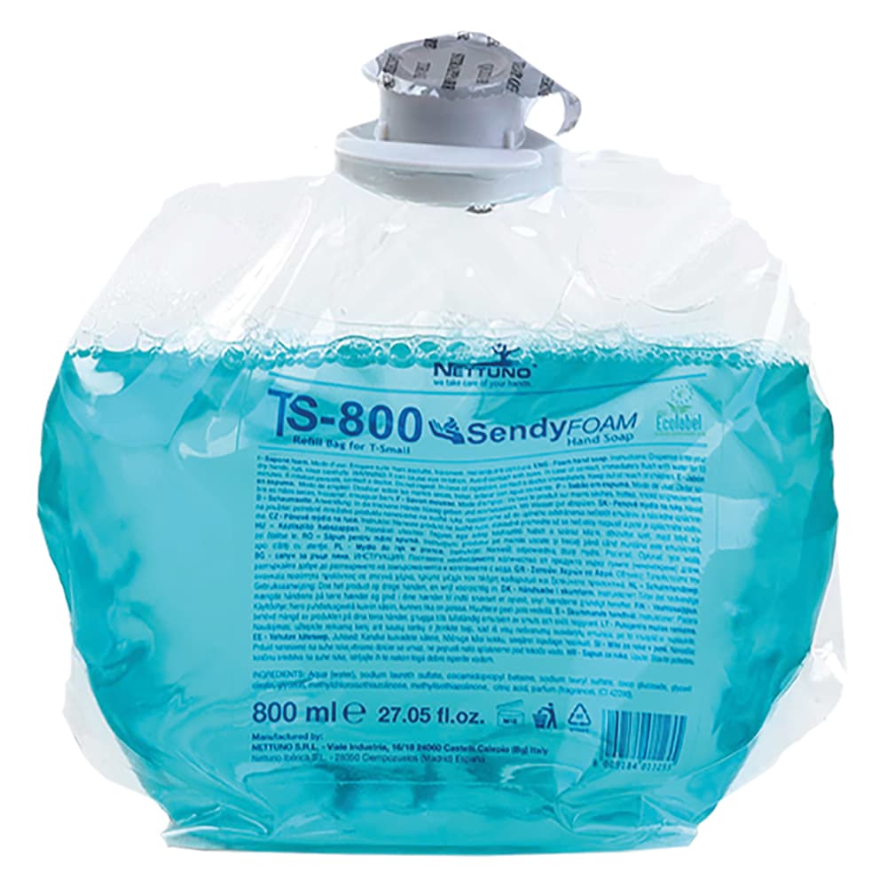 Sapone Mousse T S800 Nettuno Sendy Foam 6 Pezzi 800 ml - 2