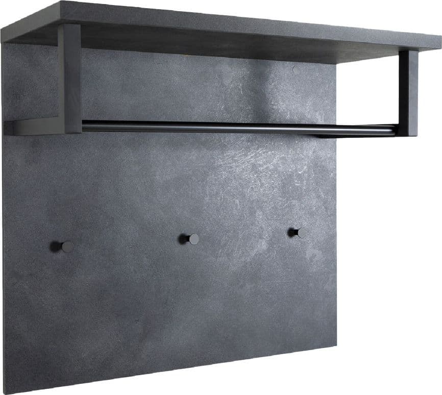 Pensile Ingresso Appendiabiti Linea Cemento Composad Segno 35 x 82 x 71 cm - 2