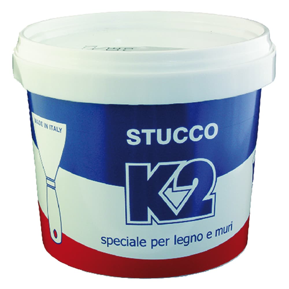 Stucco in Pasta Colorato Noce Chiaro K2 K2 0,5 kg - 2
