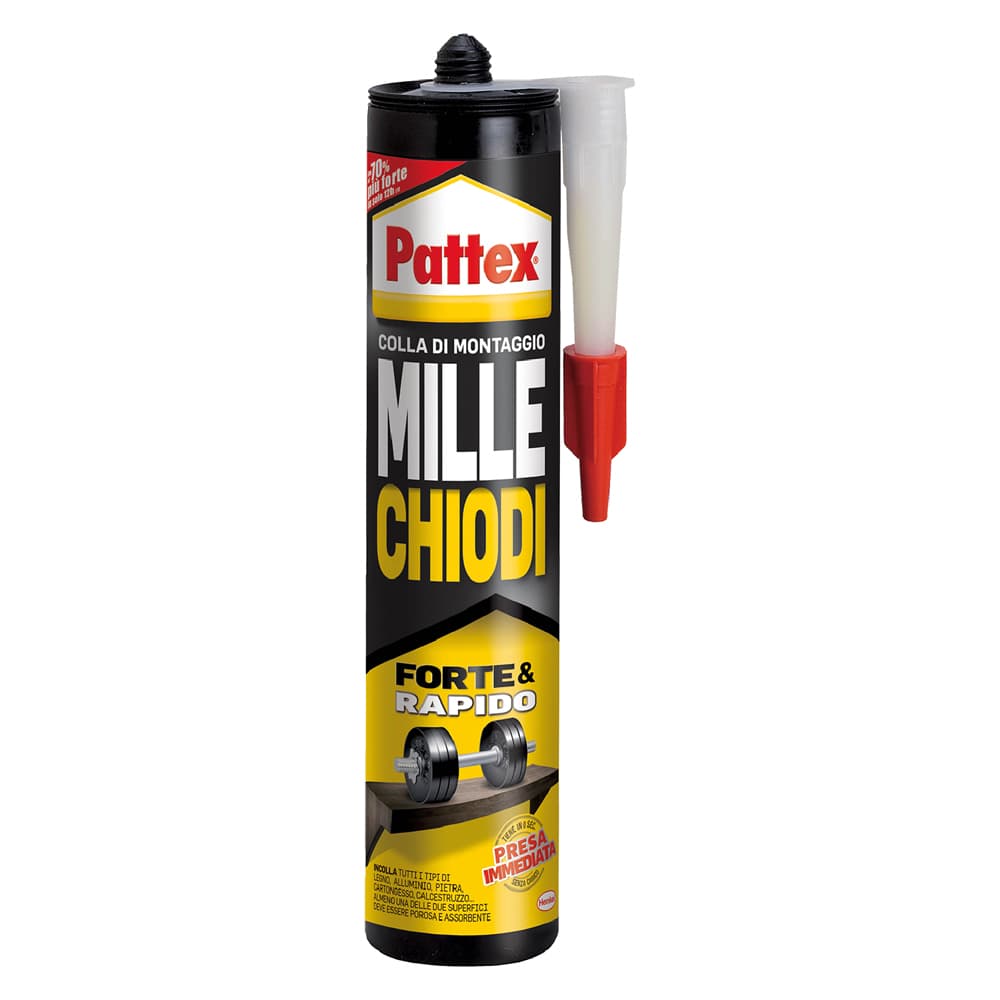 Adesivo Millechiodi Pattex Forte&rapido Bianco 12 Pezzi 400 gr - 2