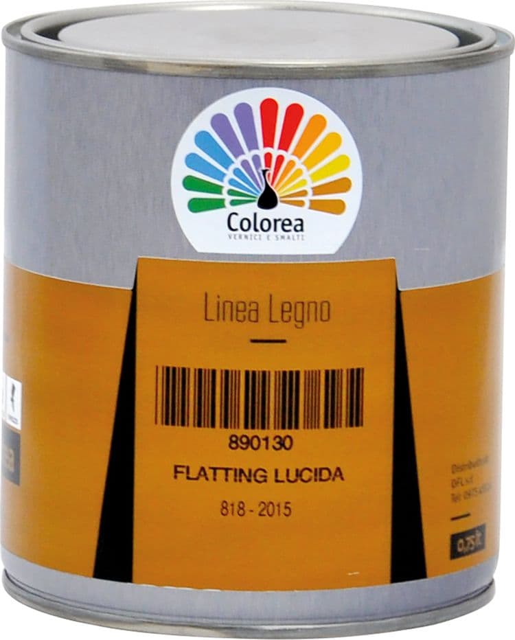 Vernice Flatting Colorea Trasparente Opaca 6 Pezzi 0,750 Lt