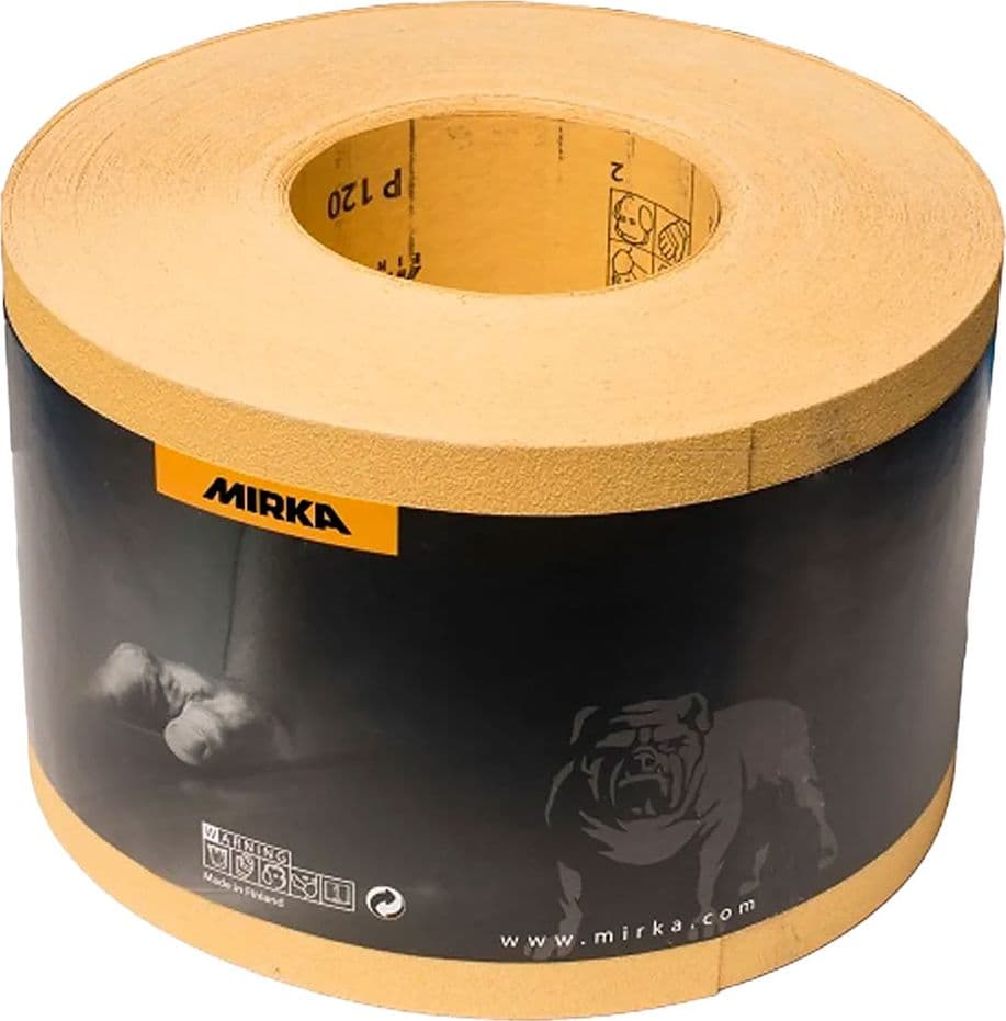 Carta Spaziata Grana in Alluminio 100 mm 115 X Mirka Gold Proflex 50 Mt - 2