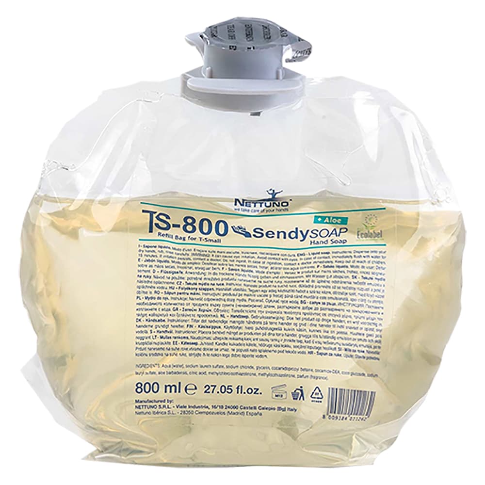 Sapone Liquido T S800 Nettuno Sendy Soap 6 Pezzi 800 ml - 2